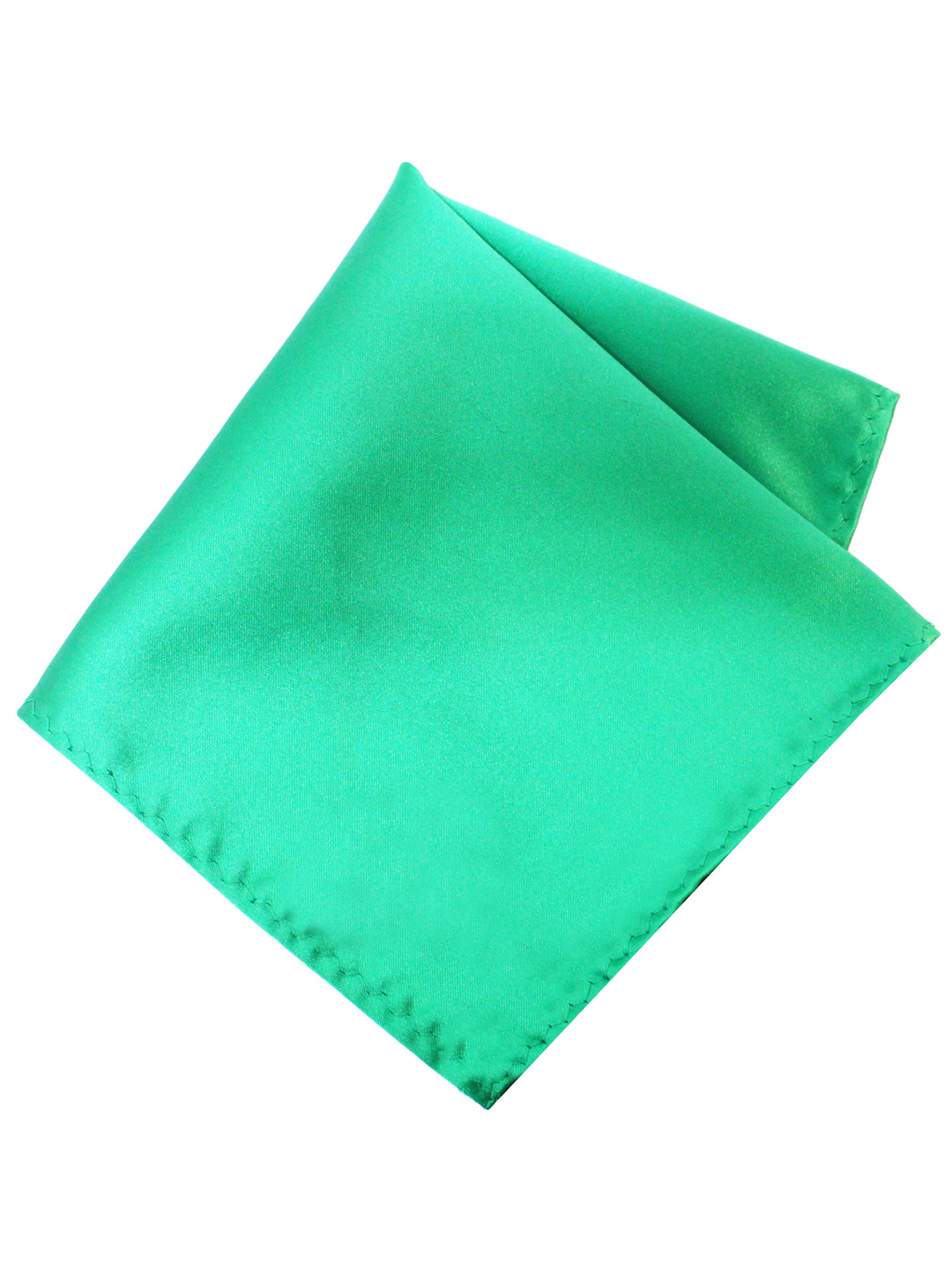 Men's Solid Green Pocket Square